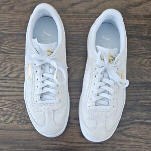 Puma Club II Era Luminous Sneakers with Gold Details